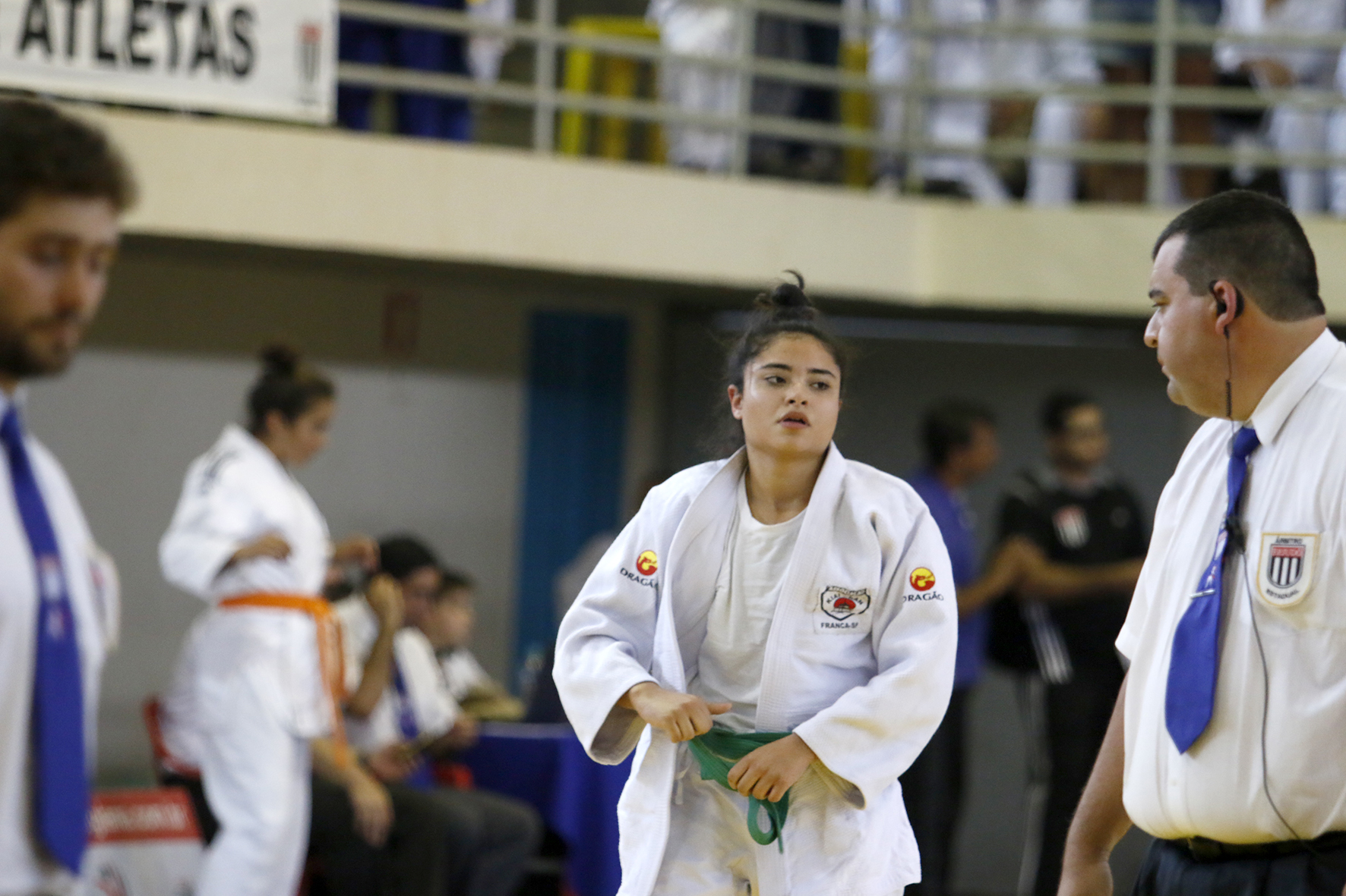 A judoca Junya Oliveira, que competiu, também, por duas categorias, foi ouro no sub-18 e ficou com a prata no sênior (Foto: Rafael Martinez / Martinez Comunicação)